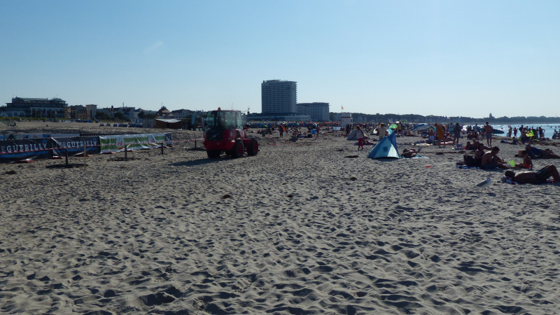 Der Strand von Warnemünde