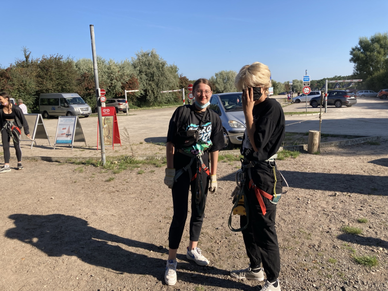 Beim Klettern (4)